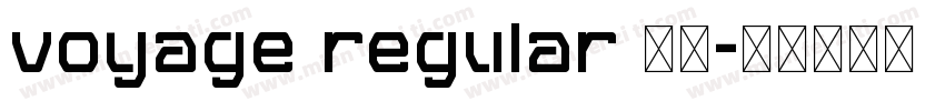 voyage regular 字体字体转换